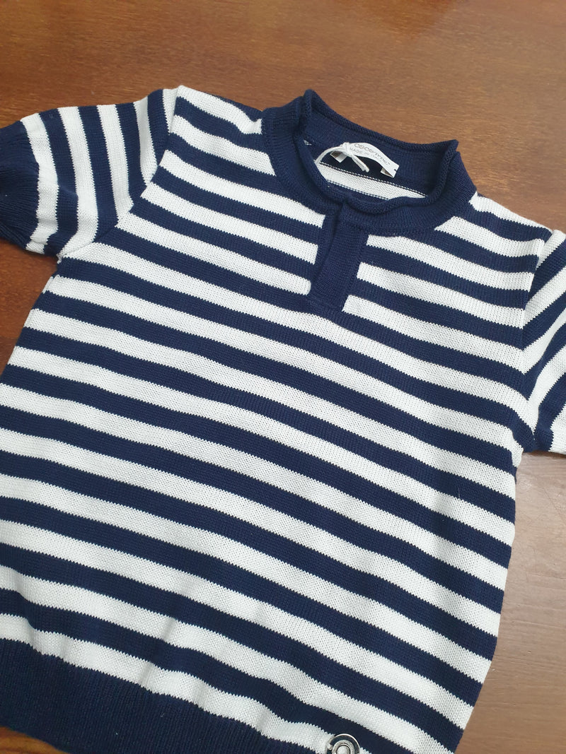 Polo a righe in filo
