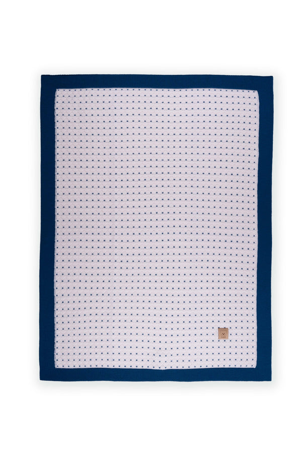 Coperta in pura lana ricamata