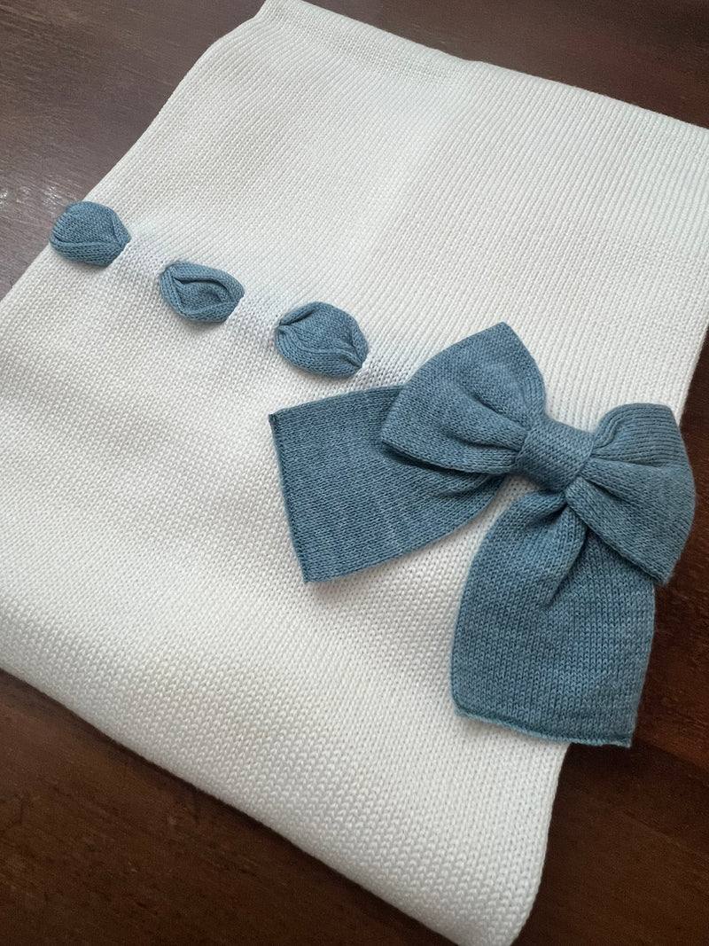 Coperta in pura lana fiocco
