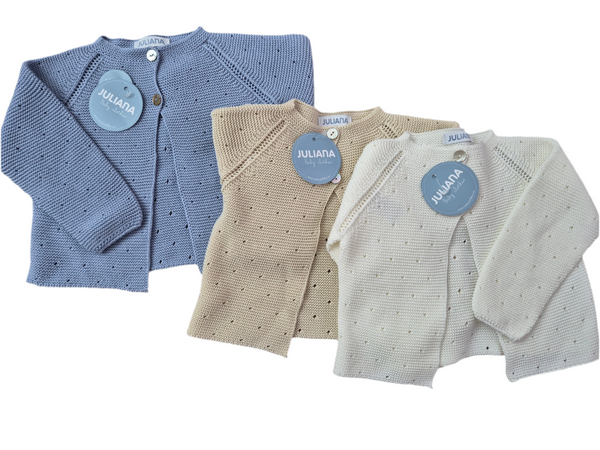 Cardigan traforato vari colori