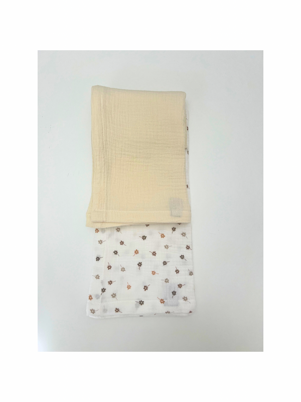 Baby set mussola fiorellini