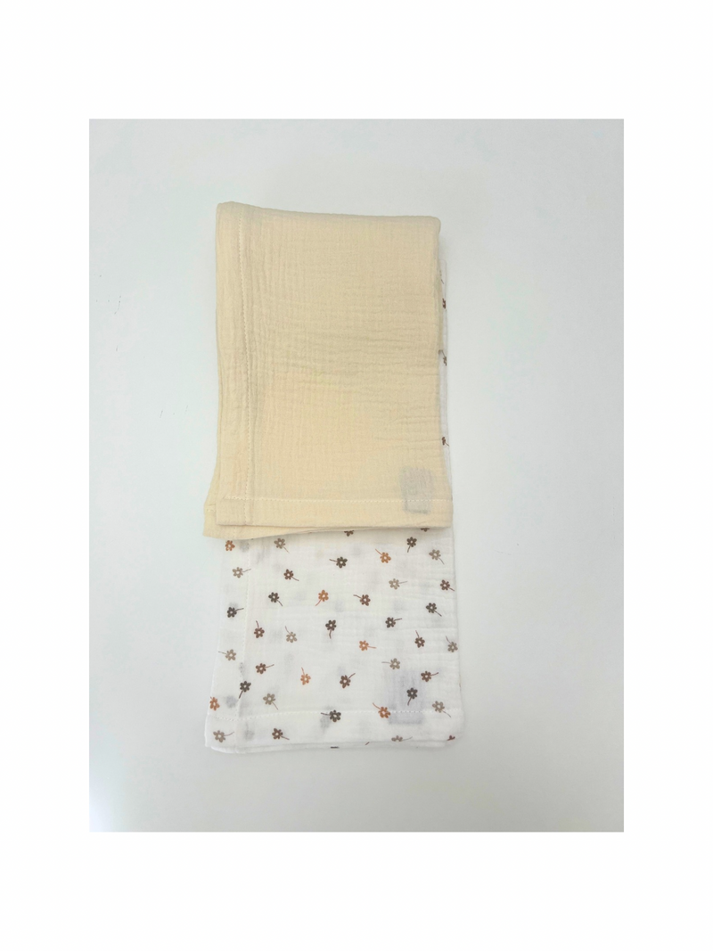 Baby set mussola fiorellini