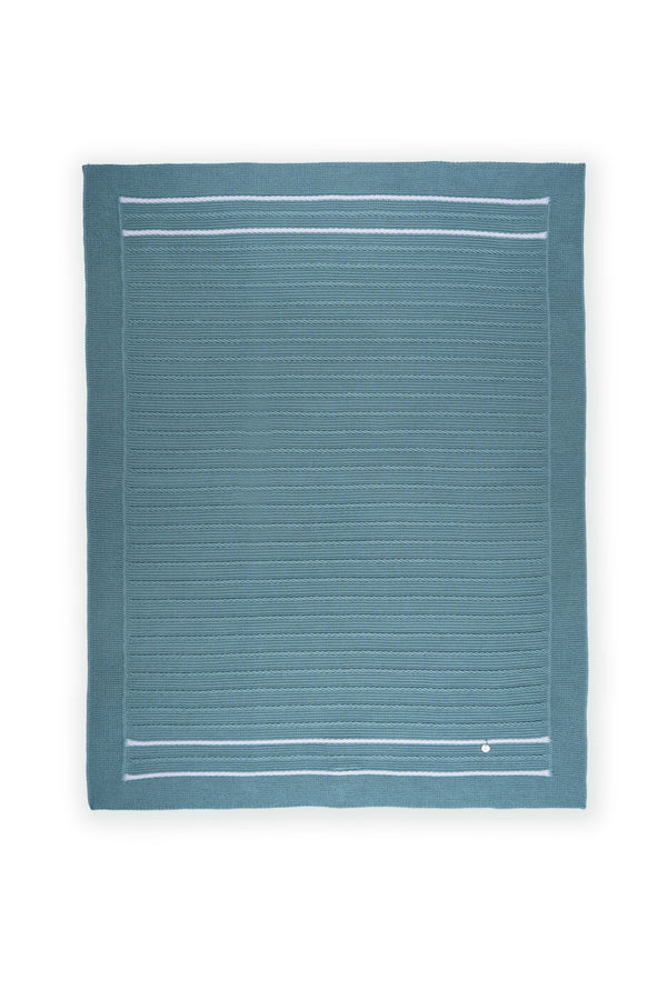 Coperta in pura lana trecce