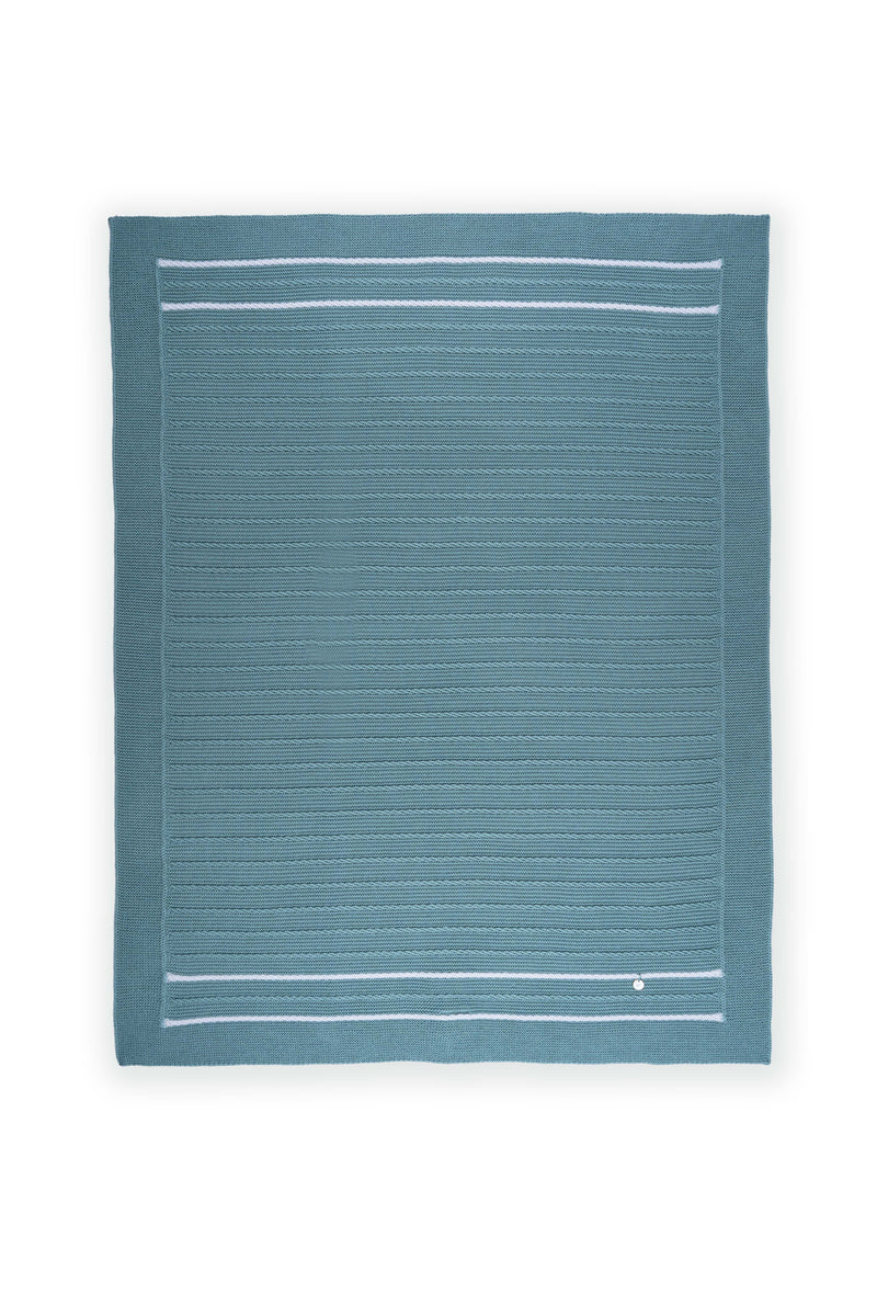 Coperta in pura lana trecce