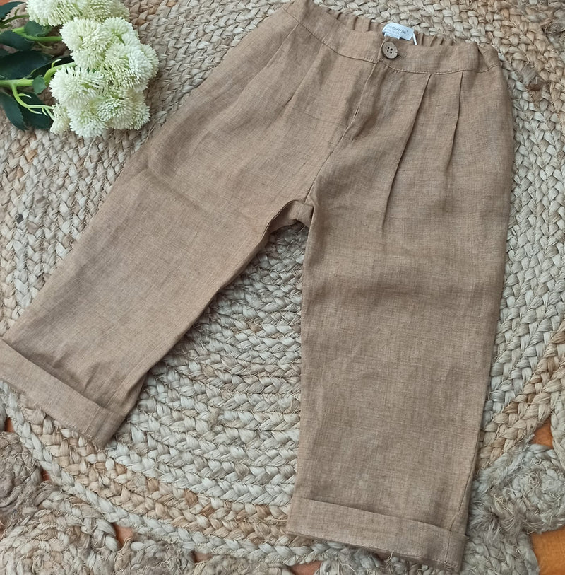 Pantalone lungo in lino vari colori