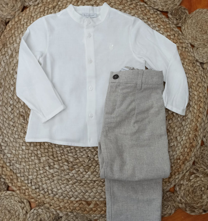 Completo 2 pz camicia + pantalone