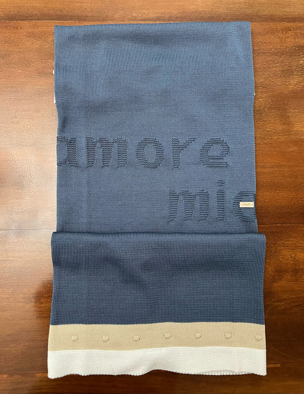 Coperta in filo "amore mio"