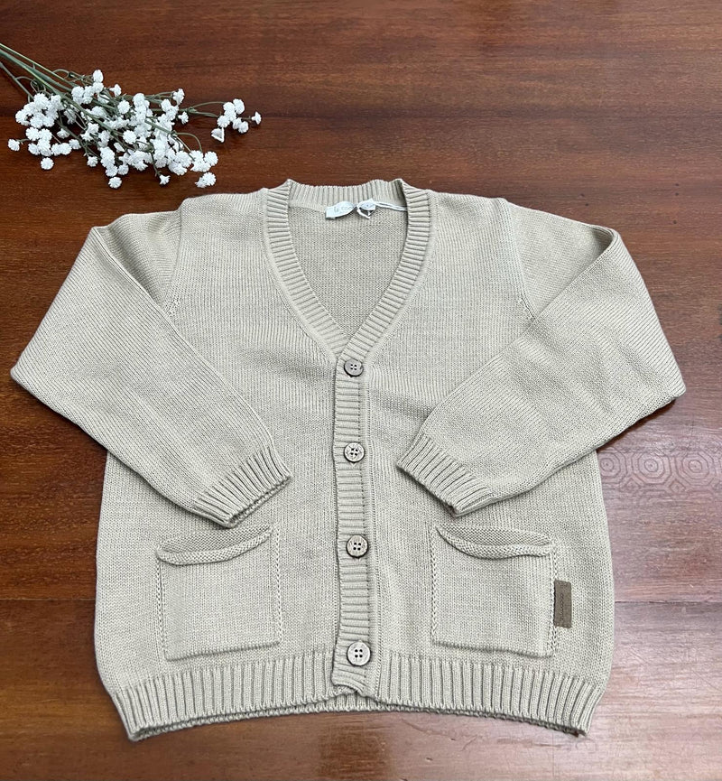 Cardigan bimbo in filo vari colori