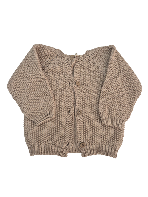 Cardigan in cotone organico