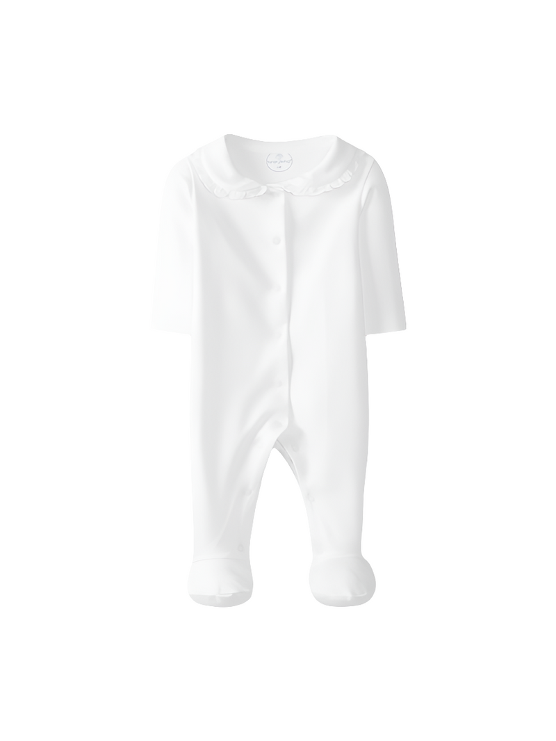 Tutina in cotone con piedini