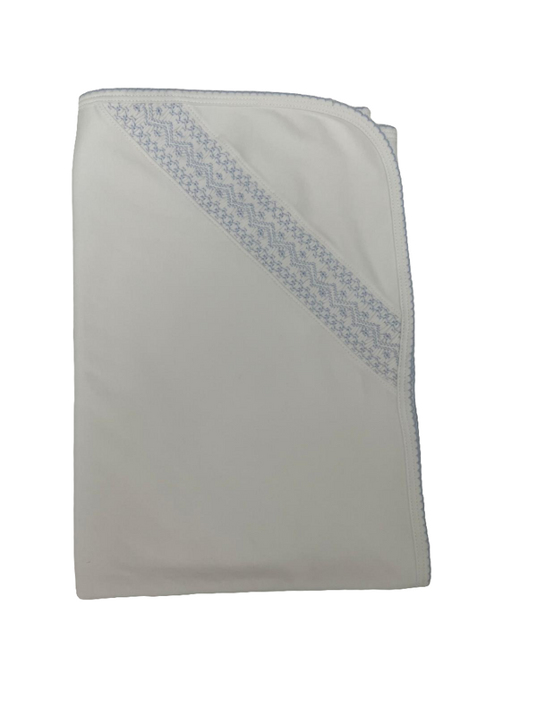 Coperta in cotone punto smock