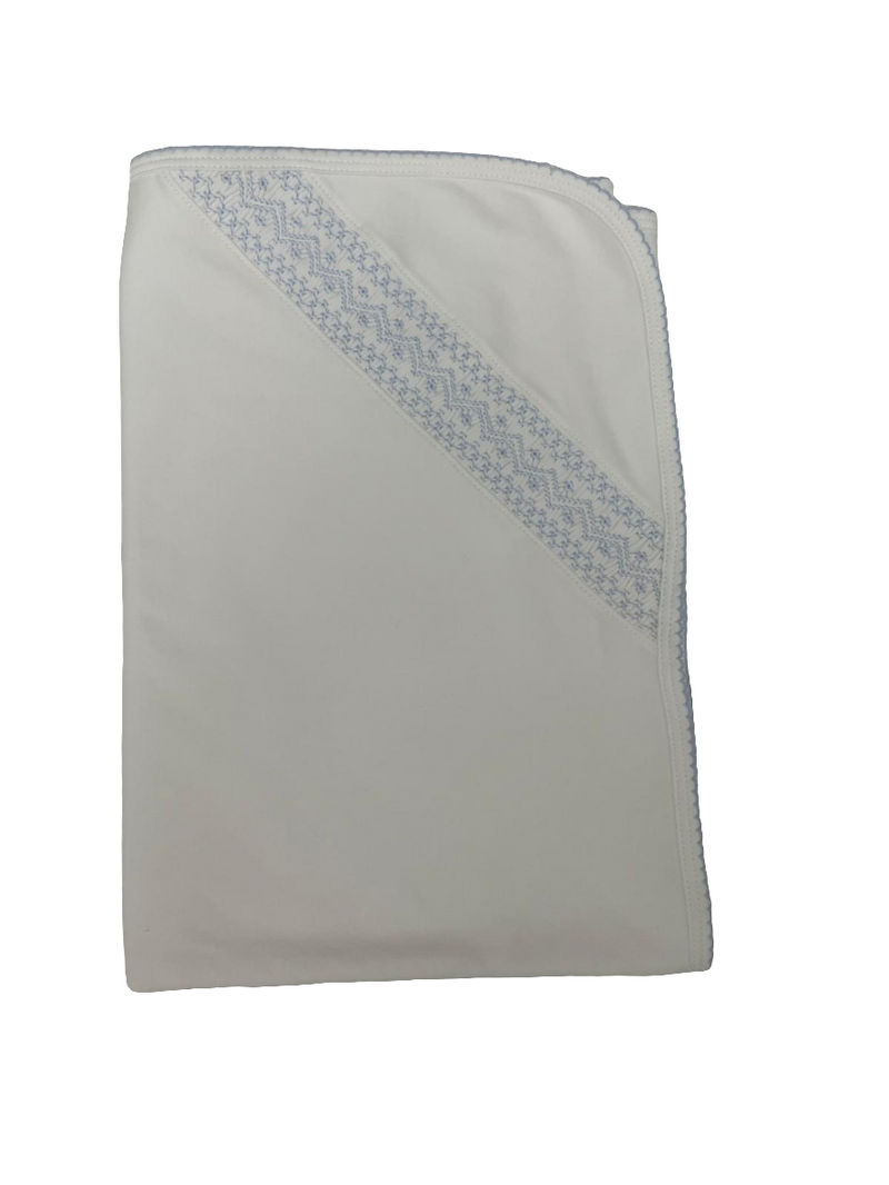 Coperta in cotone punto smock