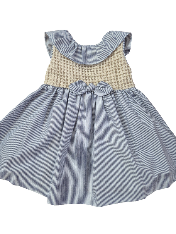 Abito righe in cotone