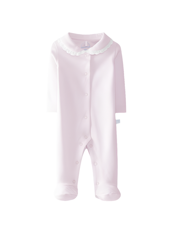 Tutina in cotone con piedini