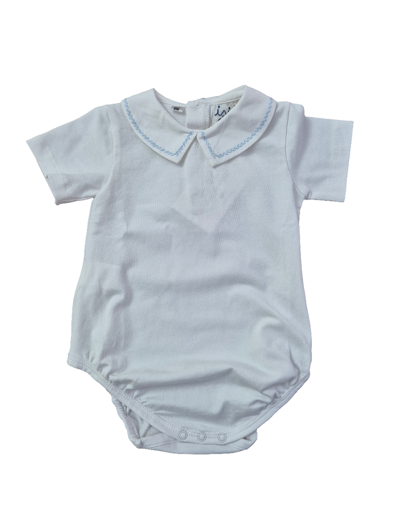 Body in cotone ricamato
