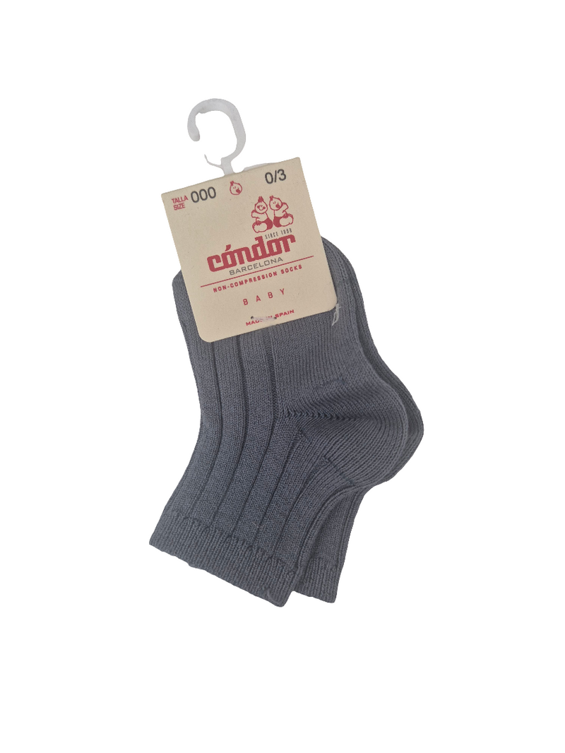 Calzini corti a coste vari colori