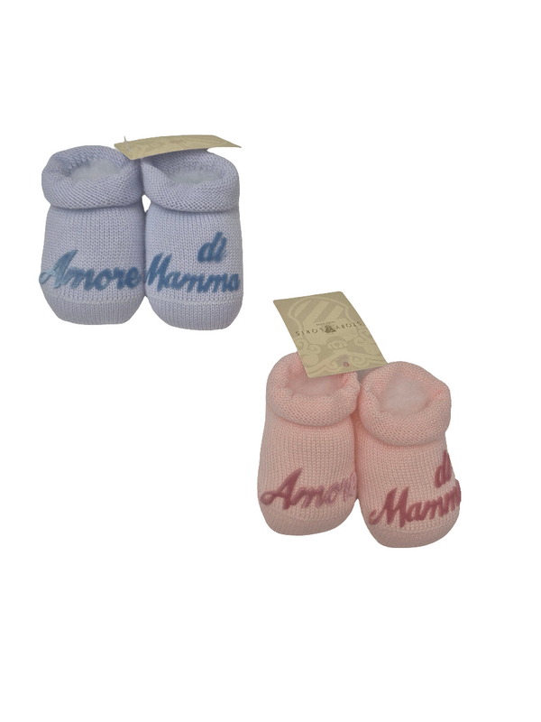 Babbucce in pura lana Amore di Mamma vari colori