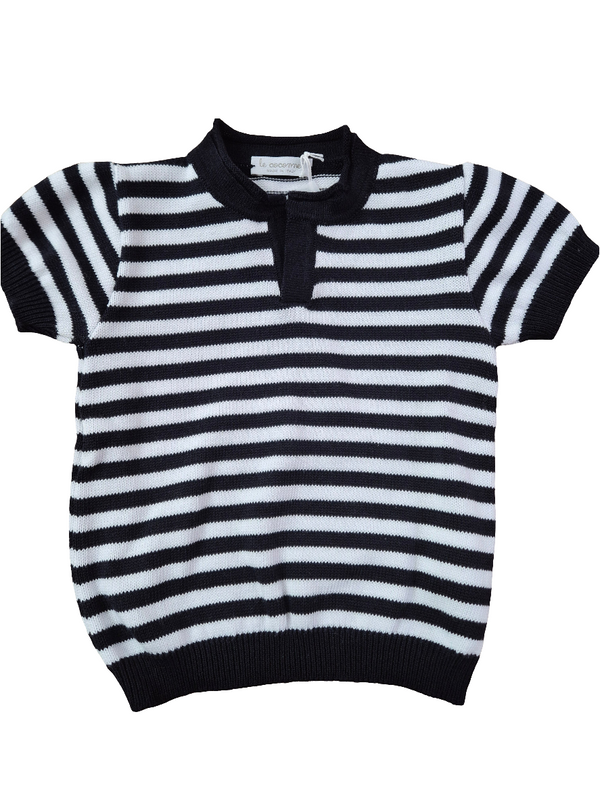 Polo a righe in filo
