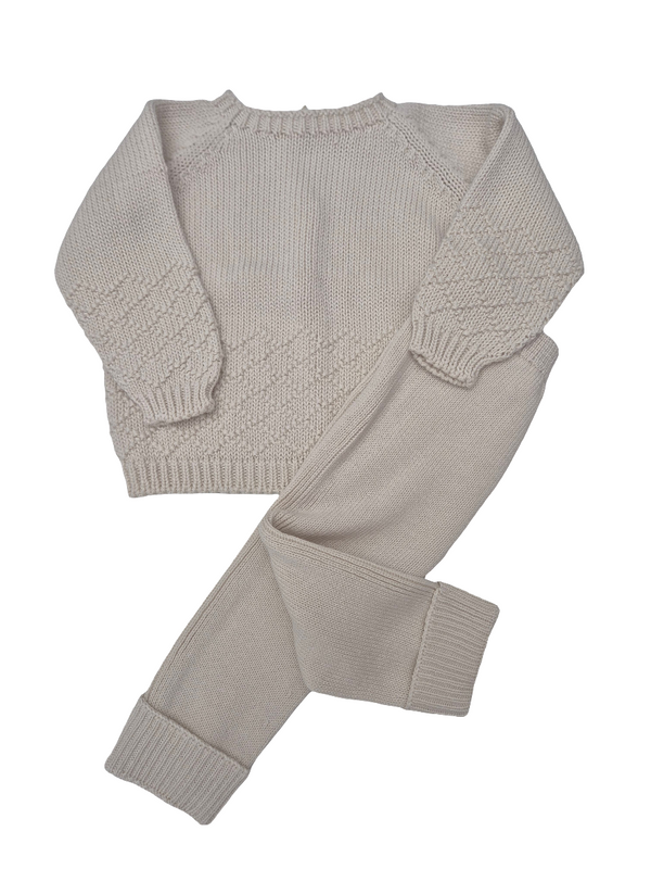 Completo 2 pezzi in cotone organico