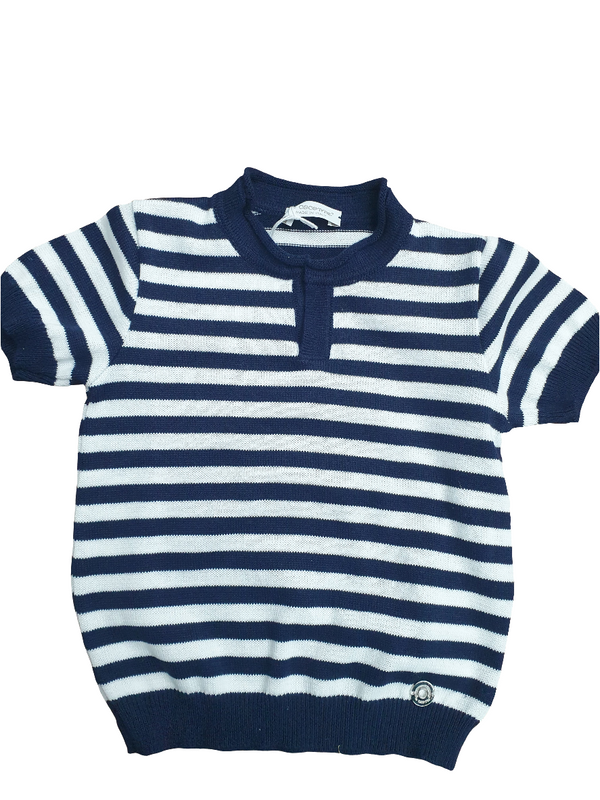 Polo a righe in filo