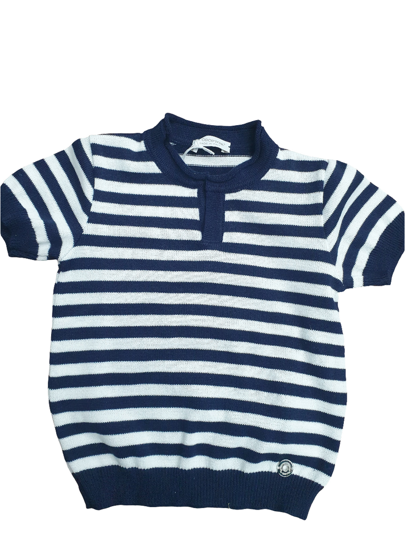 Polo a righe in filo