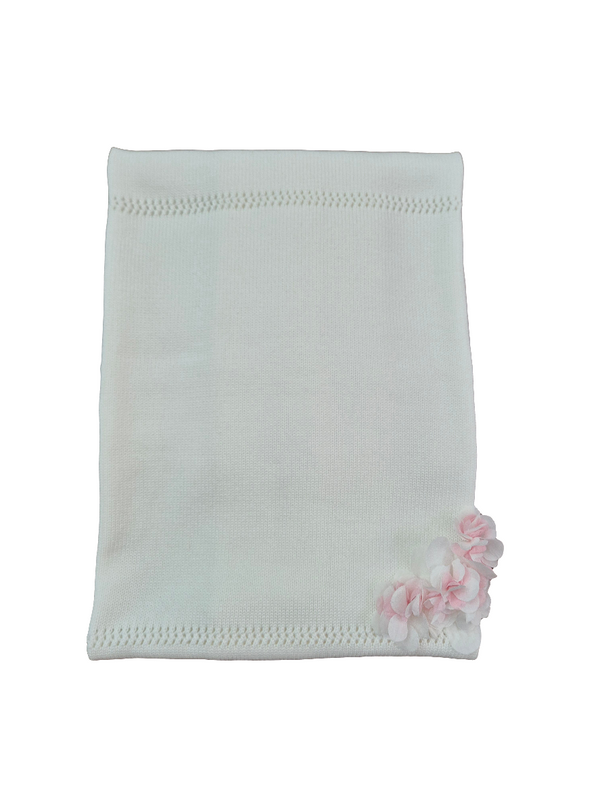 Coperta in filo fiori