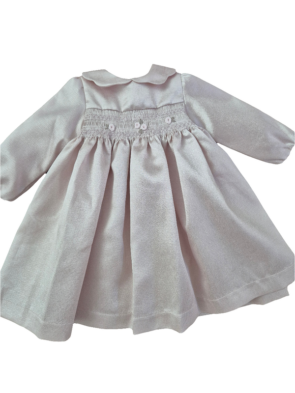 Abito elegante battesimale punto smock