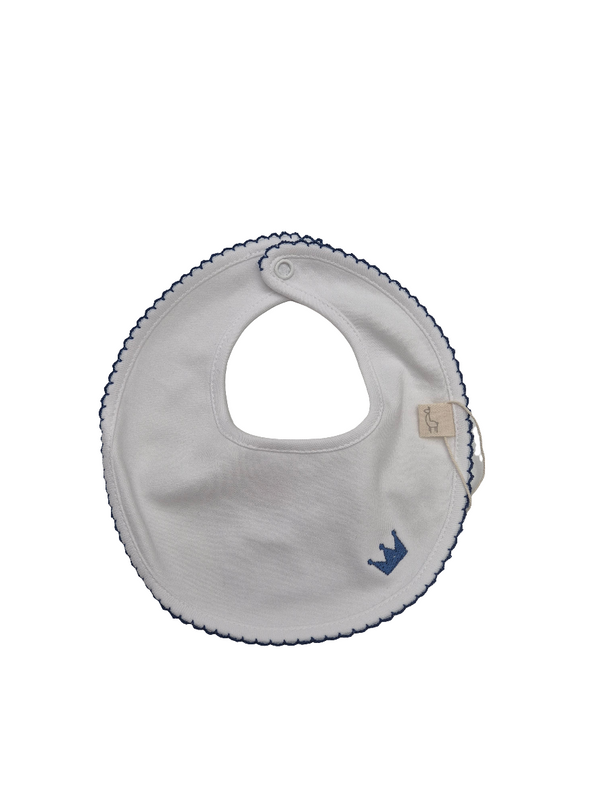 Bavetta in cotone coroncina