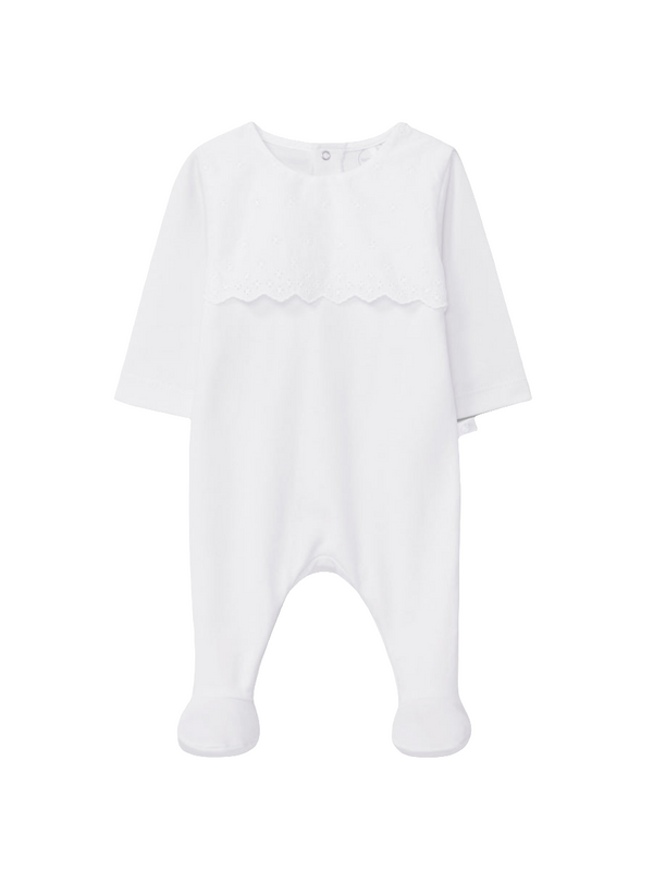 Tutina in cotone con piedini