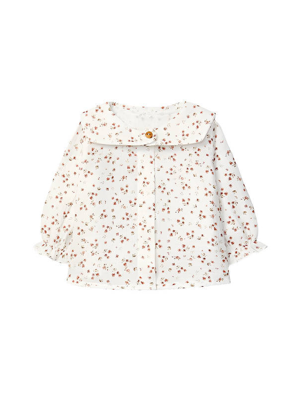 Blusa in mussola fantasia floreale