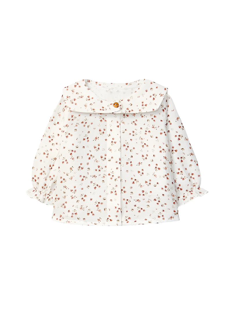 Blusa in mussola fantasia floreale