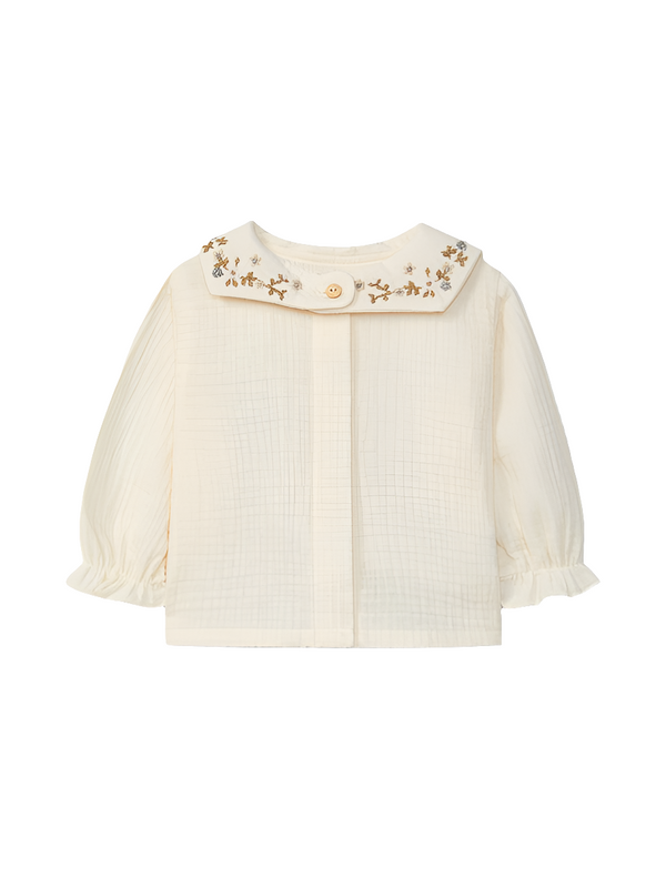 Camicia in mussola floreale