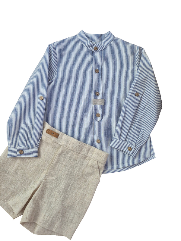 Completo bimbo camicia e bermuda
