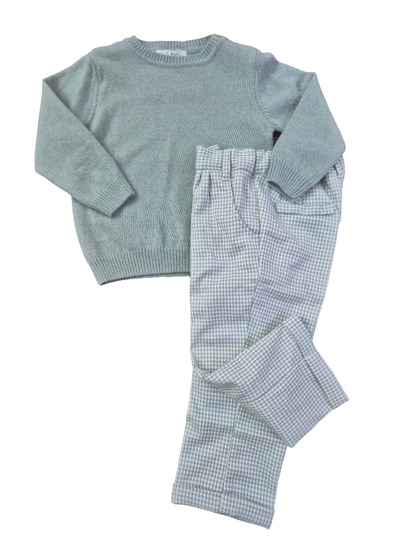 Completo bimbo pullover e pantalone
