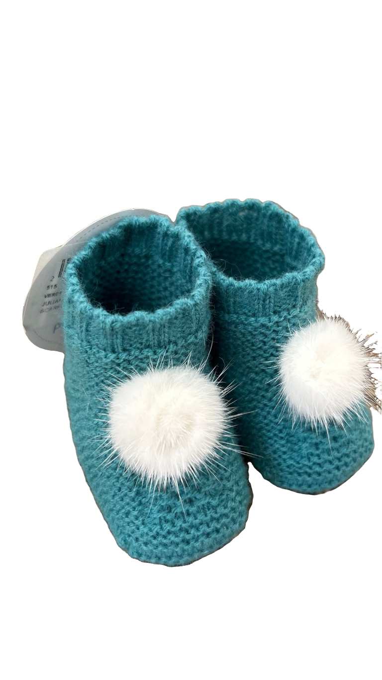 Babbucce con pom pon vari colori