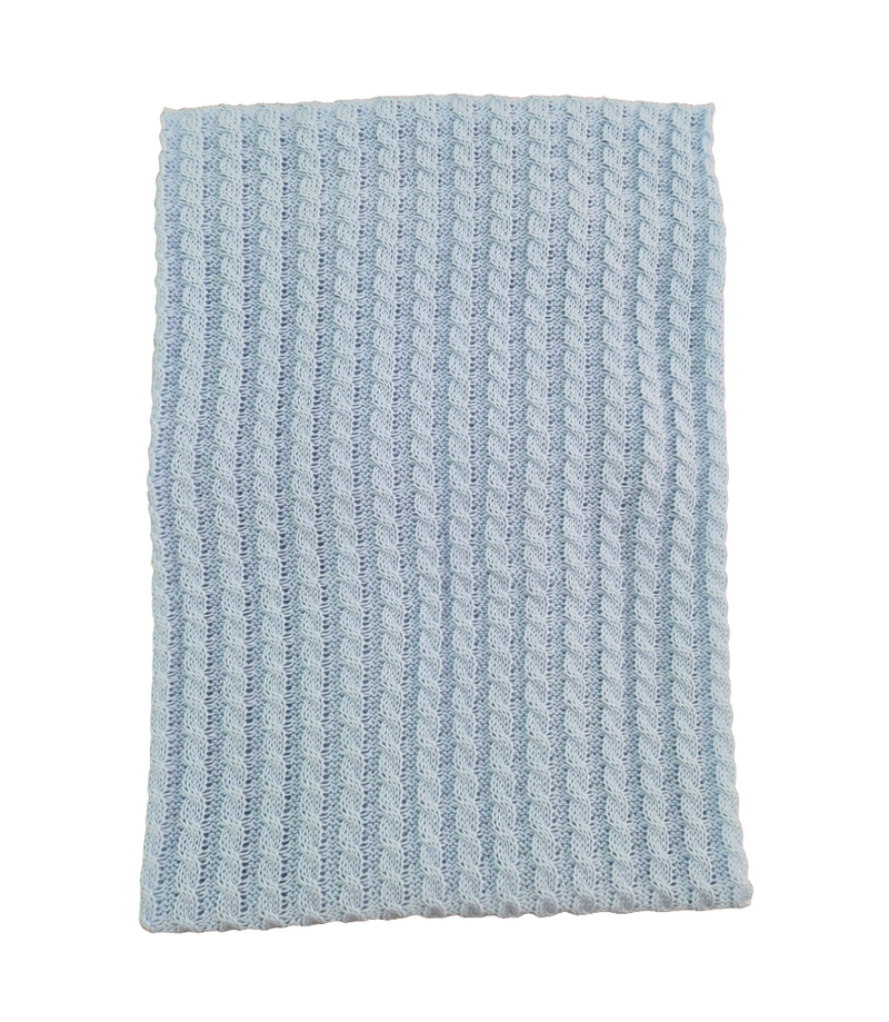 Coperta treccia in filo