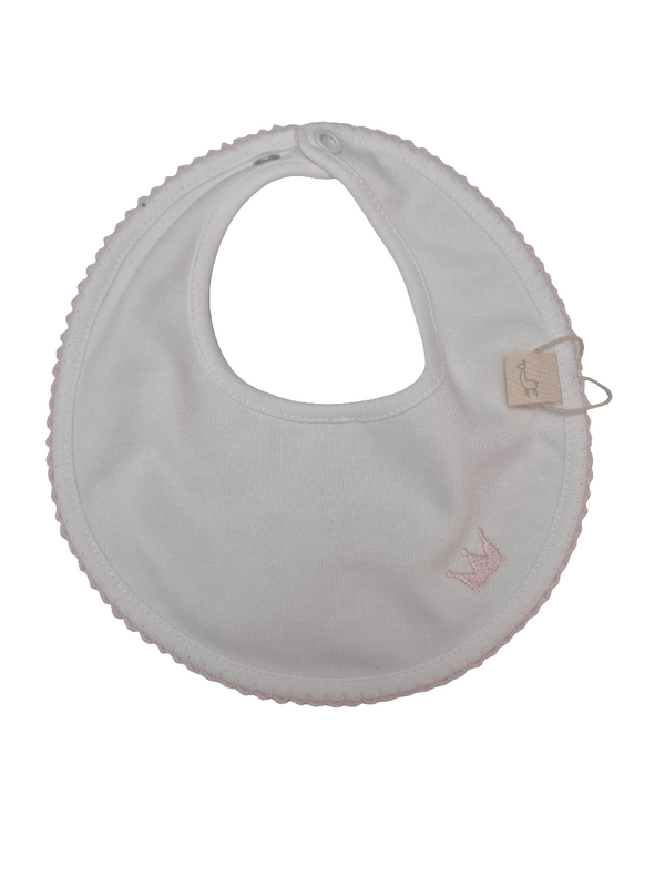 Bavetta in cotone coroncina