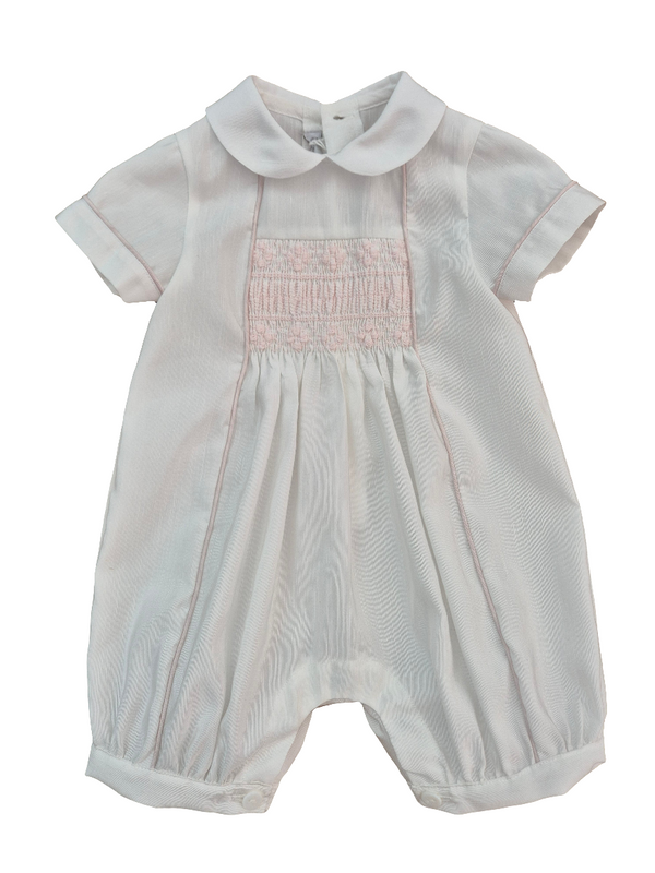 Pagliaccetto in shantung punto smock