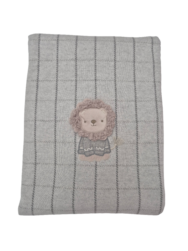 Coperta leone in felpa e maglina