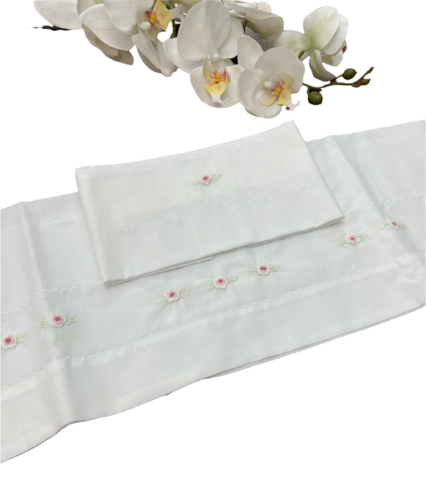 Set lenzuola in cotone Erminia