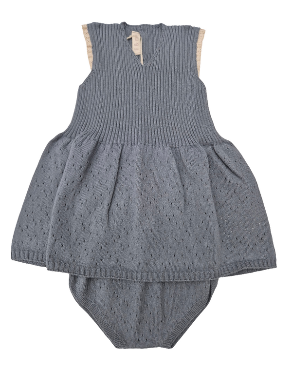 Vestina con culotte in cotone organico