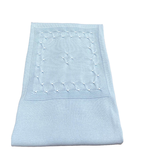 Coperta in filo punto smock