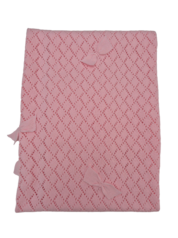 Coperta in filo fiocchi