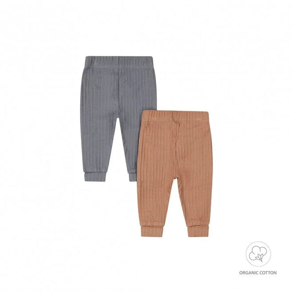 Pantaloni elasticizzati in cotone organico vari colori