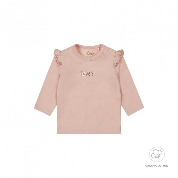 T-shirt in cotone organico rosa