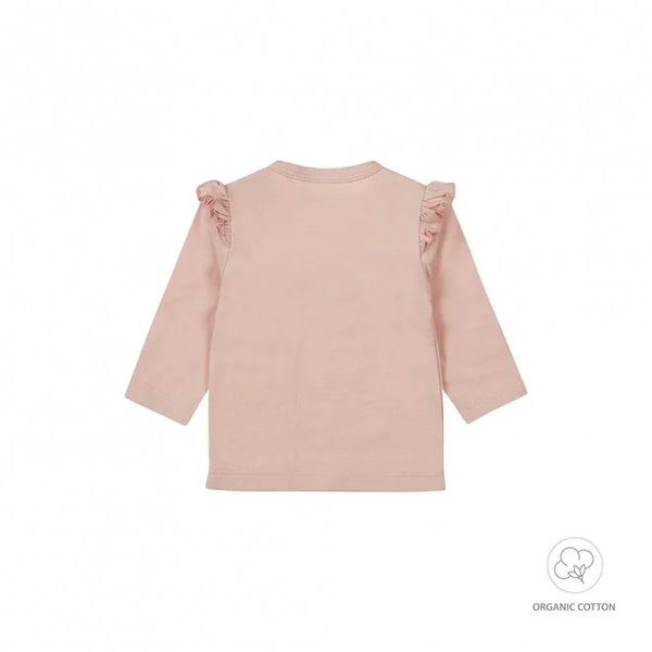 T-shirt in cotone organico rosa