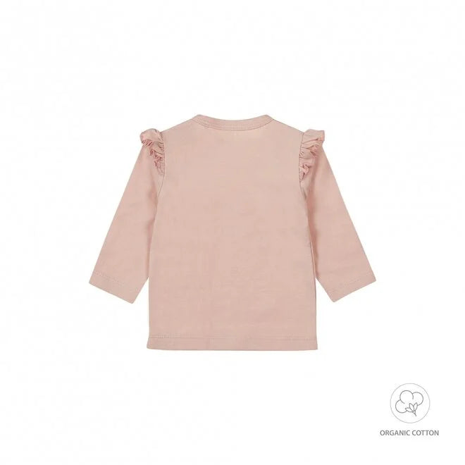 T-shirt in cotone organico rosa