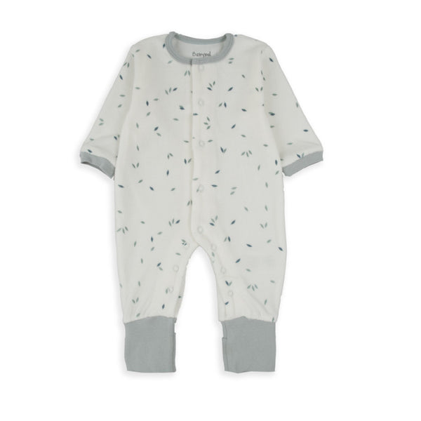 Tutina in ciniglia foglioline