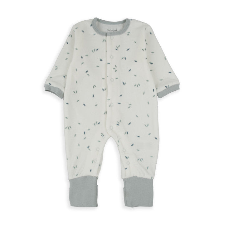 Tutina in ciniglia foglioline