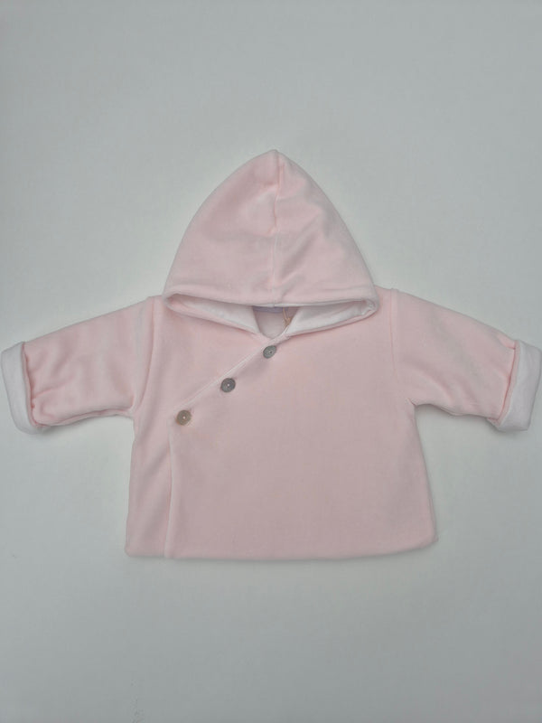 Cappottino neonata con cappuccio